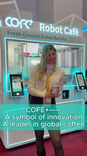 COFE —— The star of the expo. A symbol of innovation. A leader in global coffee. Every cup with latte art — fully automated, zero human touch. ☕🤖 If you are interested, please contact us! #coffee #latteart #coffeeshop #barista #coffeeart #robotcoffee #shareworthy #instacoffee #3dlatte #robotbarista #coffeexperience #coffeeartistry #innovation #coffeegram #robotics