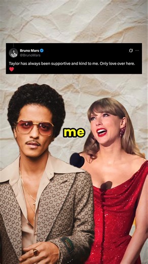 Bruno Mars shuts down Taylor Swift beef!