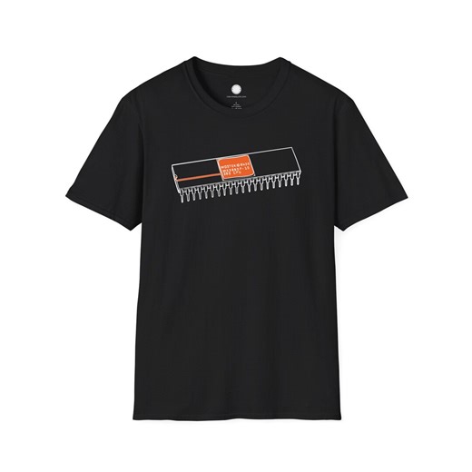 Z80 CPU T-shirt Hand-drawn | Mostek Ceramic Chip Blaze Orange Highlights | Retro Computing Engineer Gift Tee - Etsy