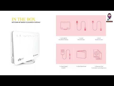 NetComm NF18MESH CloudMesh Gateway User Guide: Installation and Safety Instructions