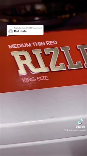 Rizla Red Burn Test - High Supply Ireland