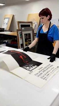 Conserving a 1972 The Godfather Movie Poster 🌹