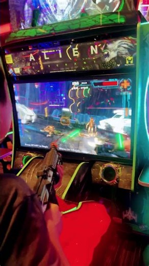 Jason playing Alien Covenant #jason #arcade #gaming #gamingvideos