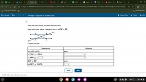 Select the correct answer from each drop-down menu.In the giv... | Filo