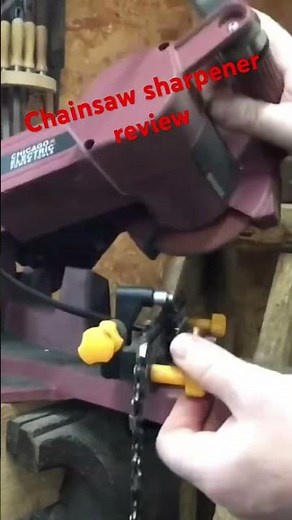 Harbor Freight Chicago electric chainsaw sharpener review