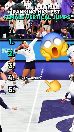 Ranking the Highest Vertical Jumps in Women’s Volleyball!