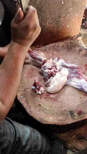 Mutton process cutting #muttonrecepi #goatmeat #goatmeat #goatmeatrecipes #food #goatrecipes
