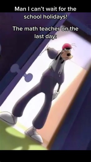 All those books are definetly not gonna be his when math class starts! #agoofymovie #goofymovie #anextremelygoofymovie #fyp #disney #goofygoof