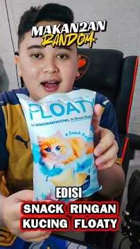 TRYING FLOATY CAT SNACKS #review #asmr #shorts