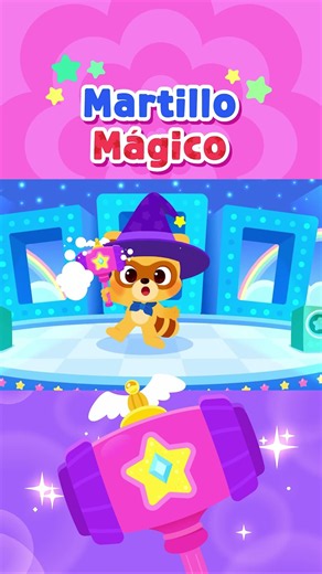 #shorts | Martillo Mágico 🔨🪄 | Aprender Hangul | Canciones Infantiles | Lotty Friends