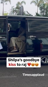 167K views · 668 reactions | Shilpa’s goodbye kiss to raj ❤️ | Timesapplaud Trends | Facebook