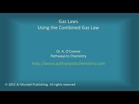 Using the Combined Gas Law to Solve for Temperature