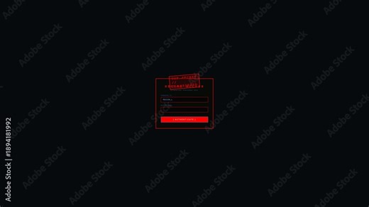 Hacker accessing top secret files in a digital space while displaying an animation that shows hacking activity