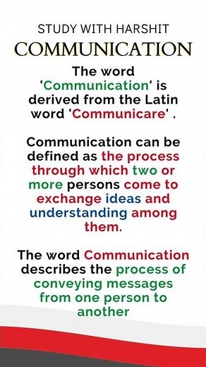What Is Communication ? // Important Definition