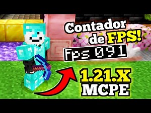 🟡 Enable FPS COUNTER in Minecraft PE 1.20.X! | Util Texture FPS COUNTER Minecraft BEDROCK