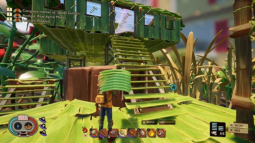 Grounded - How to carry more Grass Planks and Weed Stems