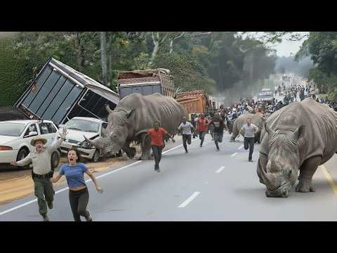 99 Most BRUTAL ANIMAL ATTACKS Caught on Camera #01