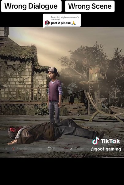 Replying to @I luigi number one Matching the wrong dialogue with the wrong scene #thewalkingdead #telltale #kennytwd #goofgaming #livestream #funnygamingclips #fyp