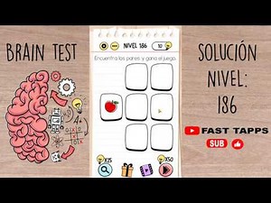 Brain Test: Acertijos Engañosos | Solución nivel 186 (español)