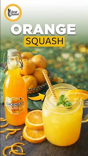 Orange Squash Make & Store Ramzan Special Recipe By Food Fusion