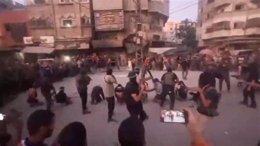 Hamas executes 'collaborators and lawbreakers' in graphic scenes in Gaza