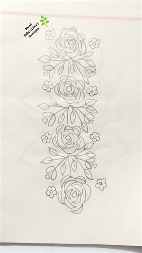 45K views · 878 reactions | #drawing #pattern | Hand Embroidery Designs | Facebook