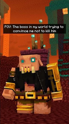 The Piglin Warchief can dance! 🕺 #minecraft #minecraftaddon