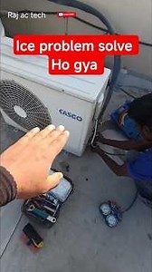 Split ac ice problem solve #shorts #shortsfeed #airconditioner