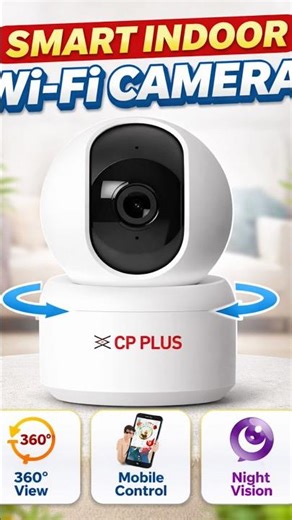 Best Budget WiFi Security Camera in India? | CP PLUS Review #cctv #shorts