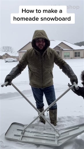 DIY Homemade Snowboard Sled 101