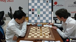 With two wins and four draws Yu Yangyi had a score of 4/6 when he came to round seven to face Grigoriy Oparin. Though he had an early advantage Grigoriy managed to equalize but what happened that he had called the arbiter? Video: ChessBase India #Chess #ChessBaseIndia #sharjahmasters2023 | ChessBase India