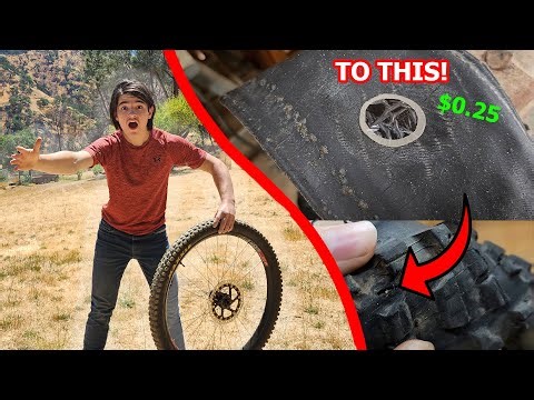 STOP Throwing Away Punctured Tires! Do This! How To Patch A Tubeless Bike Tire