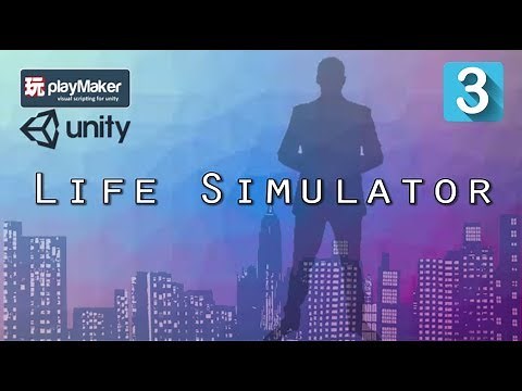 Create a Fun Life Simulator Game using playMaker & Unity - Lesson 3: Create Your First State Machine