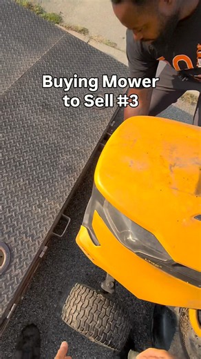 Got this riding lawnmower for $40! Will fix and sell it #cubcadet #mower #￼buying #flipping #mowers
