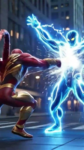 Fight: Spider-Man with nanotechnology vs. Electro 5. #shorts