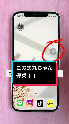 この黒丸ちゃんの便利な使い方【iPhone裏技】