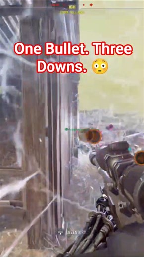 One Bullet. Three Downs. 😳 | Warzone