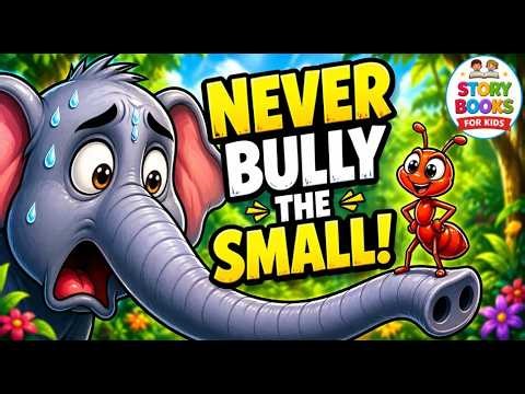 Never Bully the Small! | The Elephant & The Ant | Kids Moral Story