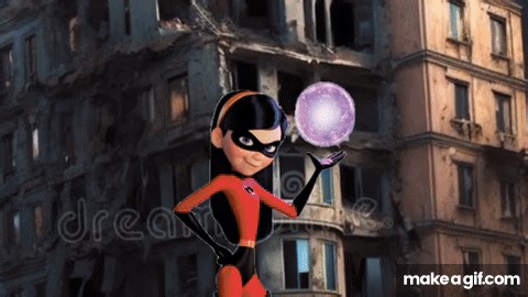 How Strong is Violet Parr - the Incredibles - Pixar - Explained on Make a GIF