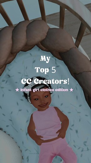 Top 5 Sims 4 CC Creators for Infant Girls' Clothes