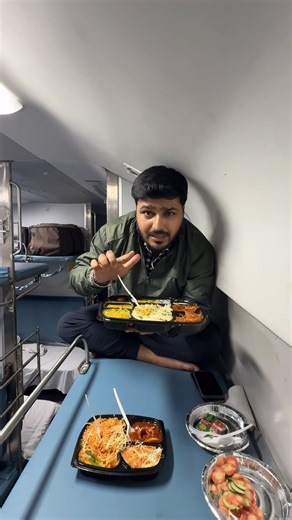 Vishwajeet kumar | ✨ “Hot meals in just 10 minutes! Order with @railrestro and enjoy fresh, steaming food right at your train seat. 🚆🔥 #indianrailway... | Instagram