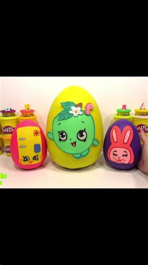 shopkins play doh egg (^-^)/ • #shopkins #playdoh #foryou #toys #fyp | shopkins toys