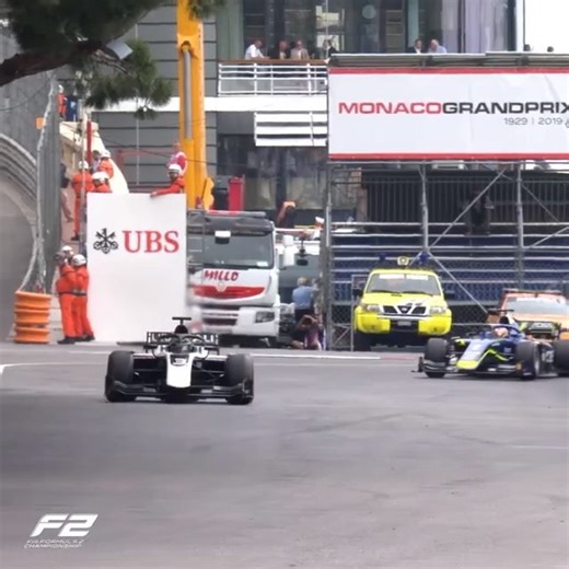 Nikita Mazepin proving track position is everything during qualifying in Monaco 😅 | FIA Formula 2