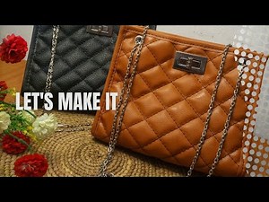 How to make a quilted mini bag | Simple diy crafts.