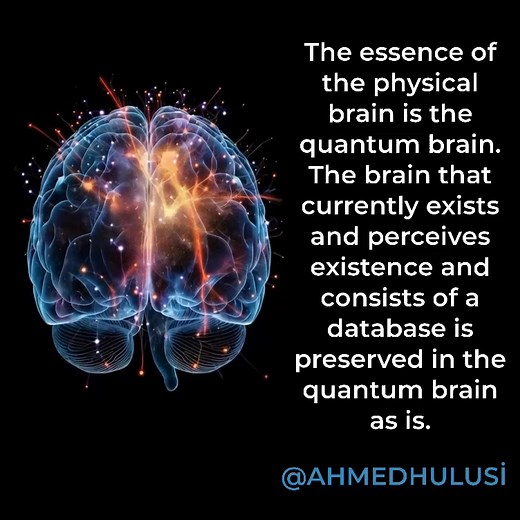 2K views · 70 reactions | The essence of the physical brain is the quantum brain. The brain that currently exists and perceives existence and consists of a database is preserved in the quantum brain as is. @AhmedHulusi https://www.ahmedhulusi.org/en/video/the-universe-inside-the-brain #essence #brain #Science #Religion #quantum #database #Sufism | Ahmed Hulusi Official | Facebook
