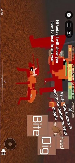 How to heal in ant war (easy)#roblox