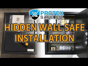Protex Hidden Wall Safe Installation - PWS-184E