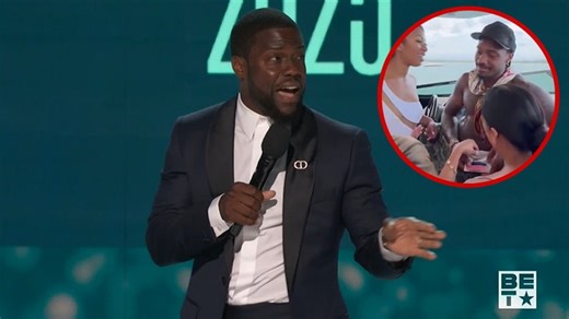 Kevin Hart Cracks Joke About Stefon Diggs' 'Pink Stuff' At BET Awards