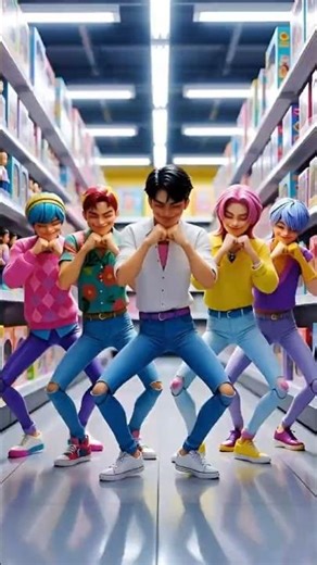 Lili Saves Lio… But a Doll ARMY Attacks?! 🏃💨 Then the Saja Boys Do THIS 😂🔥#shorts