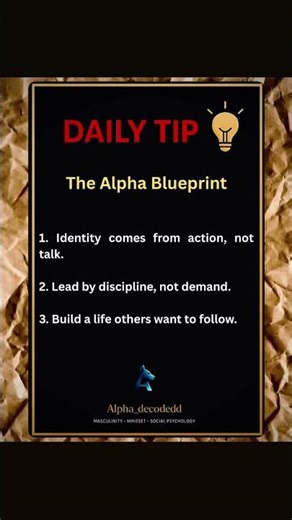 The Alpha Blueprint